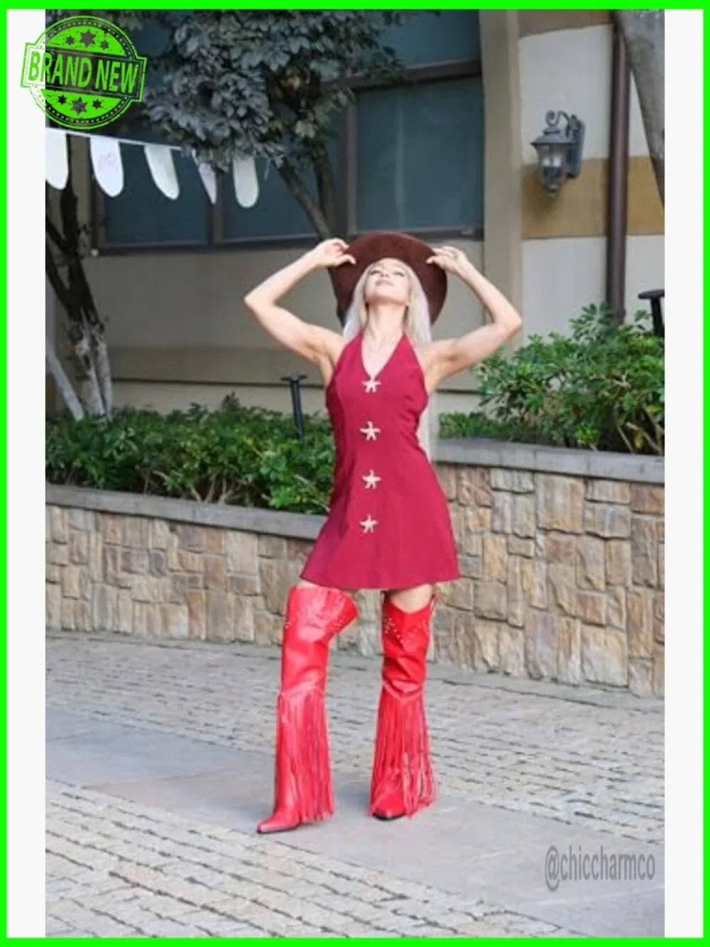 Fringe Tassel Thigh High Boots with Tassels Wide Calf